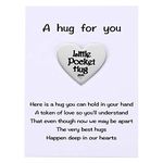 MIXJOY Little Heart Pocket Hug Token Keepsake for Friends Colleagues Family Social Distancing Gifts During Lockdown