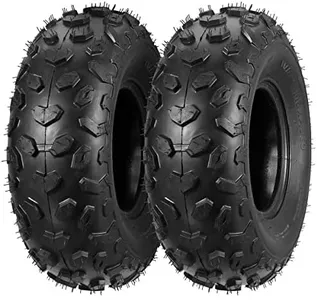 MaxAuto 19x7-8 19x7x8 All Terrain ATV Tire Mini Bike Tire 4PR UTV Sport Quad Tires Load range B 28J (2Piece)