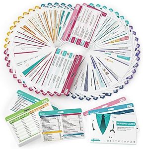 Nursing Badge Reference Cards, Yarkor Nursing School Essentials - Lab Values, EKG, Spanish Translation and More, Great Nursing Student Gifts