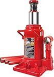 BIG RED TAM91207A Torin Hydraulic Stubby Low Profile Bottle Jack, 12 Ton (24,000 lb) Capacity, Red