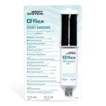 WEST SYSTEM G/flex 655-1 Two Part Epoxy Glue Syringe - Heavy Duty High Strength Adhesive Pack, Glue for Plastic, Metal, Wood, Ceramic - for DIY Projects, Boat & Marine Repair