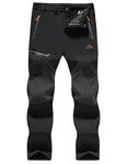 MAGCOMSEN Ski Pants Men Waterproof Pants Hiking Pants Mens Work Pants Winter Pants Snow Pants Softshell Pants Snowboard Pants Men