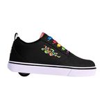 Heelys Girl's Pro 20 (He100771) Wheeled Heel Shoe, Black Rainbow, 1 UK