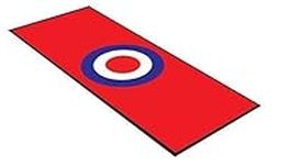 L&S PRINTS FOAM DESIGNS Mod Target Red design bar runner great for home bar shop cocktail party advertising tool bar mat