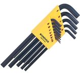 BONDHUS, HLX13L HEX Key Set 0.050"-3/8", 12137