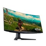 Alienware AW3423DWF 34 Inch WQHD (3440x1440) 21:9 1800R Curved Gaming Monitor, 165Hz, QD OLED, 0.1ms, AMD FreeSync Premium Pro, 99.3% DCI-P3, HDR400, 2x DisplayPort, 1x HDMI, 5x USB, 3 Year Warranty