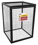 Sealey GCSC447 Gas Safety Cage-4 x 47kg Cylinders, Black