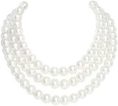 BABEYOND Round Imitation Pearl Neck