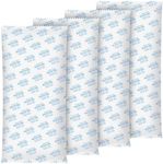Large Desiccant Packs, 1000 Gram 4 Packs Container Desiccant, Silica Gel Car Dehumidifier by Reusable, Large Moisture Absorbers for Electric Tool, Basement, 3D Filaments and Safes