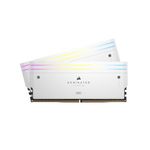 CORSAIR DOMINATOR TITANIUM RGB DDR5 RAM 64GB (2x32GB) DDR5 6000MHz CL30 Intel XMP iCUE Compatible Computer Memory - White (CMP64GX5M2B6000C30W)