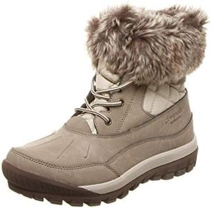 BEARPAW Women's Becka Multiple Colors | Women's Boot Classic Suede | Women's Slip On Boot | Comfortable Winter Boot, Stone, 9