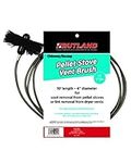 Rutland 4-Inch Pellet Stove/Dryer Vent Brush with 10-Feet Handle