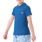 MEETWEE Boy's Swimsuit Rash Vest Swimming Shirts for Boys Long/Short Sleeve UPF 50+ Sun Protection Rash Guard 5-15 Years