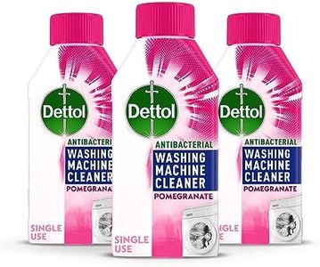 Dettol Antibacterial Washing Machine Cleaner, Pomegranate, Multipack of 3 X 250ml, Total of 750ml, Deep Clean, Limescale Remover, Removes Odours, Antibacterial, Disinfectant, Laundry