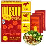 Vietnamese Lemongrass BBQ Sauce by Omsom, All-In-One Asian Sauce Packets, Savory Marinade & Stir Fry Sauce, Gluten-Free, Non-GMO, No High Fructose Corn Syrup, 3 packets (2.4 oz per pack)