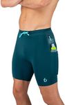 FlipBelt Men's Running Compression Shorts with Pockets - Secure Your Phone, Keys and Even Water Bottles - USA Small Business