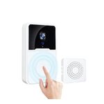 DEVIANT Wireless WiFi Video Doorbell with Music Bell - Full HD Resolution | Two Way Audio | Night Vision | Long Standby | Instant Visitor Video Call | App Connectivity Smart Door Bell