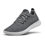 Allbirds Men’s Wool Runners Everyday Sneakers, Machine Washable Shoe Made with Natural Materials, Natural Grey (Light Grey Sole), 12