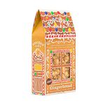 Popcorn Shed Gingerbread Gourmet, Gift Box, Christmas, Gluten Free, Natural, Vegan Movie Night Snack, 80 g, Brown