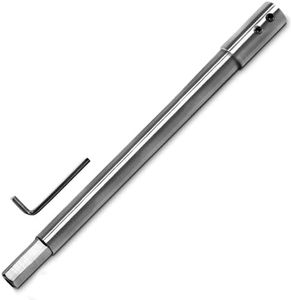 ASNOMY 10 Inch Extra Long Ship Auger Extension Forstner Bit Extension with 1/2" Shank, Ship Auger Forstner Drill Bit Extension Accepts 1/2" Shank, 1/2" Hex Drive
