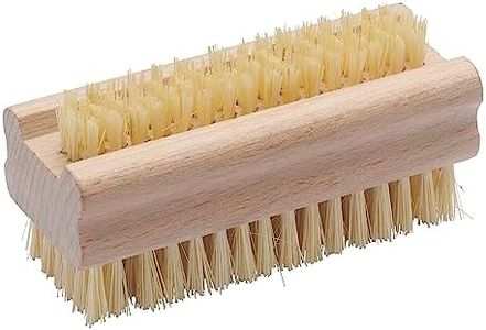 Brosse a Ongle et Main Gerlon – 2 Faces et 2 Longueur de Poils pour Déloger Facilement Toutes Les Salissures
