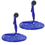 Drumstone 𝐁𝐔𝐘 𝟏 𝐆𝐄𝐓 𝟏 Expandable Hose Garden Pipe, (15m) 50 Feet Expandable Garden Hose for Car Washing Gun Retractable Garden Watering Hose Pipe with Gun 𝟏𝟓 𝐘𝐞𝐚𝐫𝐬 𝐖𝐚𝐫𝐫𝐚𝐧𝐭𝐲