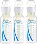 Dr Brown’s Options Plus with Level 1 Teat Feeding Bottle 3 Pack, 250 ml Capacity