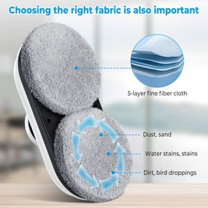 Window Cleaner Robot – 5600Pa Powerful Suction, Automatic Glass Cleaning