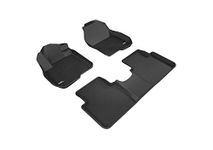 3D MAXpider All-Weather Floor Mats for Honda CR-V CRV 2017-2022 Custom Fit Car Floor Liners, Kagu Series (1st & 2nd Row, Black)