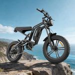 Hidoes Electric Bicycle E Bike for Adults 20x4’‘ Tyre 7 Speed Transmission