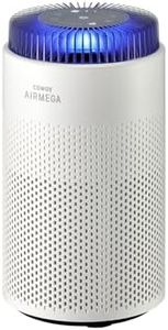 COWAY AIRMEGA 50 Air Purifier for Home & 3D Printing Rooms – HEPA and Deodorization Filter for Bushfire Smoke, Dust, Allergies & Pets – AQI Monitor, Auto Mode, Night Light, Covers 31m²