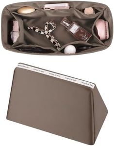 KINGS IN BAG Organizer and Pillow Shaper Insert for H-Birkin 25, Lightweight and Silky Smooth, Etoupe Grey