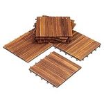 Solid Wood Interlocking Flooring Ti