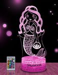 DREAMOON Mermaid 3D Illusion Lamp, 