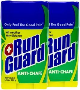 Run Guard Anti-Chafing Stick - Made with 100% Plant-Based Ingredients Plus Beeswax. Works for All Distance Runners from 5K Walks/Runs to 100 Mile Ultra Marathons (1.4oz Two Pack)