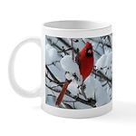 CafePress Snow Cardinal Mug Mugs Ce
