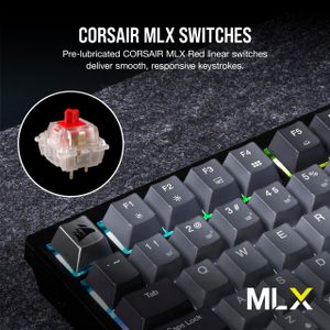 Corsair K65 Plus Wireless Mechanical Keyboard – Compact RGB Gaming