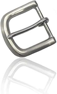 Boucles ceinture métal argenté pour homme, boucle ardillon pour ceinture 4cm large, boucle ardillon acier inoxydable massif, 1 boucle ardillon, ceinture rechange à clip, boucle faite à la main