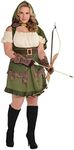 UK 18-20 - Ladies Robin Hood Costume Medieval Vigilante Elf Elven Archer Maid Marion Peter Pan Fancy Dress Fairytale Prince of Thieves