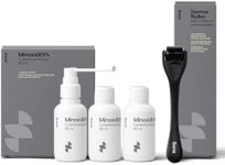 Sons Minoxidil 5% Spray (3x60ml) & 0.25mm Dermaroller for Men, Clinically Proven Hair Regrowth Formula, Hair Loss Treatment, Stimulates Follicles, Precise Applicator, Microneedling Boosts Absorption