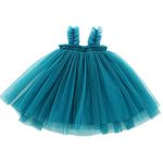 Rysly Baby Girls Toddler Tutu Dress Sleeveless Princess Infant Tulle Sundress Size 9-36 Months (B-Blue, 100)