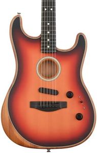 Fender American Acoustasonic Stratocaster Acoustic-electric Guitar - 3-Color Sunburst