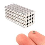 Runmeihe 200PCS 3X2mm Mini Frigerator Magnets with Strong Neodymium, Small Refridge Magnets Used as Office Whiteboards Magnets, DIY and Crafts Magnets, Map Magnets