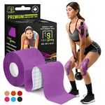 TapeGeeks Elastic Bandages Kinesiology Tape for Face and Sensitive Skin Athletic Tape - Hypoallergenic Sports Tape Kinetic Tape Ankle Tape Medical Tape Heel Strength Tape Muscle Tape