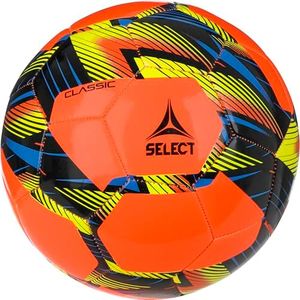 SELECT Classic Soccer Ball, Orange V24, Size 4