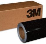 3M 2080 G212 GLOSS BLACK METALLIC Car Wrap Air-Release Vinyl Film (1ft x 5ft)