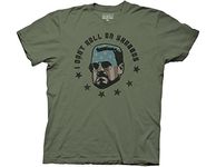 Ripple Junction T-Shirt - The Big Lebowski - I Don't Roll on Shabbas,Military Green,S