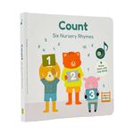 Calis Books Count - Nursery Rhymes Music Book for Toddlers 1-3, Interactive books for 1+ year old with 6 Animal Songs - Educational Toddler Books Ages 1-3