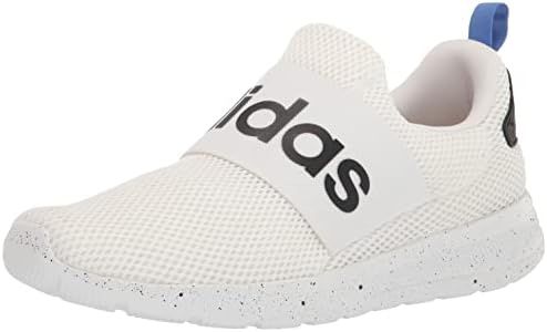 adidas Men's Lite Racer Adapt 4.0 Running Shoe, Core White/White/Black, 9.5 US