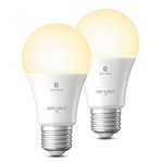 Sengled Smart Bulb, Alexa Light Bulb, Bluetooth Dimmable LED Bulbs E27, Work with Amazon Alexa (Echo and Echo Dot), Remote Control Voice Control, Energy Saving 8.8W 806LM, Soft White, 2 Pack